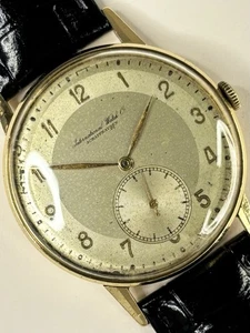 IWC Schaffhausen 18kt Gold *RAR* Handaufzug Vintage 1950’s Sub-Seconds Watch - 88 - Bild 1 von 8