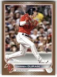2022 Topps #187 Jarren Duran Gold #/2022 Rookie RC - Foto 1 di 2
