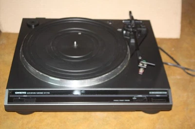 Tocadiscos estéreo vintage Onkyo CP-1114A retorno automático - piezas o reparación Foto 1 de 4