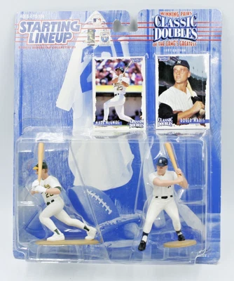 1997 Starting Lineup Classic Doubles Mark McGwire & Roger Maris Figures & Cards - Image 1 of 4