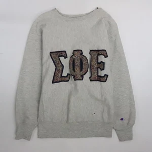 Vintage Champion Reverse Weave Fraternity Sorority Sweatshirt Large 90s - Bild 1 von 10