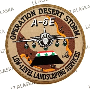 OPERAZIONE DESERT STORM PATCH A-6E INTRUDER ATTACK AIRCRAFT US NAVY & USMC (N3) - Foto 1 di 3