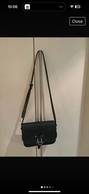 Bolso Swaine Adeney verde oscuro Foto 1 de 4