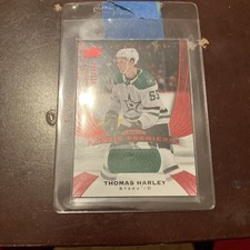 2020-21 Upper Deck Trilogy - Rookie Premieres Red Foil Jerseys #75 Thomas Harley