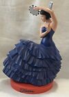 Figurine femme dansante Fiesta difficile à trouver robe bleue ESCO 12 POUCES fiestaware