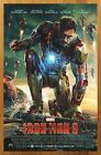 2013 Iron Man 3 annonce/affiche imprimée Marvel MCU Robert Downey Jr. film promo art 00s
