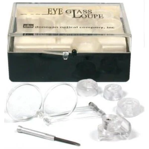 Donegan 4X 10X 14X Eyeglass Loupe Magnifier - Picture 1 of 1