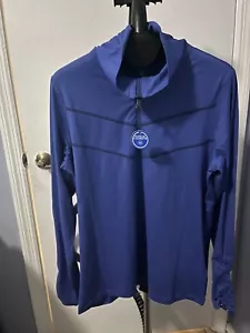 Golf RLX Ralph Lauren protección UV manga larga para mujer 1/4 con cremallera azul - Imagen 1 de 5
