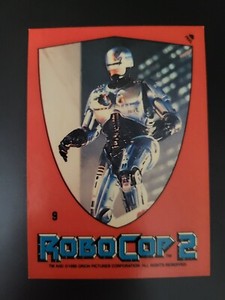 1990 Topps Robocop 2 STICKER card #9