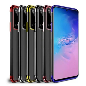 For Samsung Galaxy S8 Plus S7 Edge S10 PlusS9 Silicone Gel Shockproof Case Cover - Picture 1 of 21