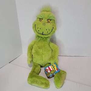 DR SEUSS THE GRINCH 18" PLUSH CHENILLE CHRISTMAS NEW Plush Stuffed Animal - Picture 1 of 6
