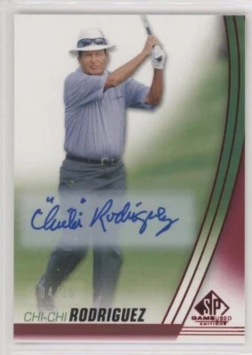 2021 SP GAME USED EDITION GOLF SPGU RED PARALLEL AUTO CHI-CHI RODRIGUEZ /15 - Image 1 of 2