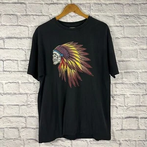 Vans Original Classic Men’s Large Short Sleeve Shirt Indian Chief Skull - Picture 1 of 8