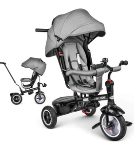 besrey Triciclo 7 In 1 grigio - Foto 1 di 7
