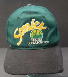 Seattle Supersonic 7 1/8 Sports Specialties Vintage Wollmischung eng anliegende Mütze 90er NBA - Bild 1 von 18
