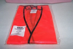 Uline HI-VIS Non-Reflective Orange Safety Vest S-99120-M NEW in Pack Size: S/XL - Picture 1 of 2