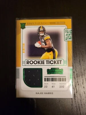 2021 Panini Contenders Najee Harris Variation Rookie Ticket Jersey RC #RSV-NHA🔥 - Image 1 of 2