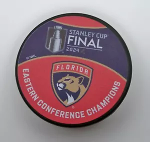 2024 Stanley Cup Final Florida Panthers Eastern Conference Champions Hockey Puck - Picture 1 of 2