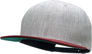 Premium Classic Snapback Wool Blend Plain Basic Cap Hat - Picture 1 of 139
