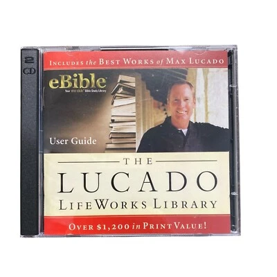 The Lucado eBIBLE Best Works PC CD Rom Max Lucado Life Works Library Christian - Image 1 of 4