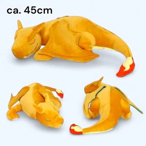 Schlafender Glurak Charizard Stofftier  Plüsch Figur Kuscheltier Anime Plush - Bild 1 von 2
