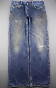 Herren 2015 Mossimo Jeans gerade mittlere Waschung abgenutzt Größe 32x30 (Msr 32x29) - Bild 1 von 12