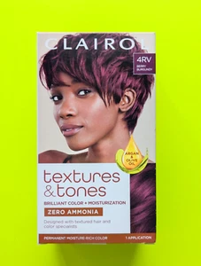 Clairol Texture & Tones 4RV Berry Burgundy Hair Dye - Picture 1 of 3