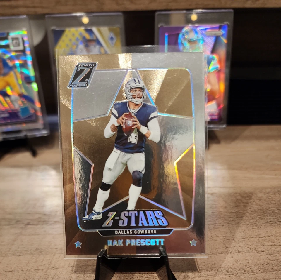2022 Panini Zenith Dak Prescott Z-Stars Gold Insert ZS-21 Dallas Cowboys - Image 1 of 2