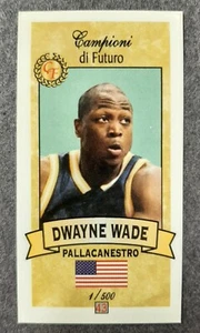 2003 Campioni Di Futuro #43 Dwayne Wade Gold!! ROOKIE!! SHORT PRINT 1 OF 500!! - Picture 1 of 3