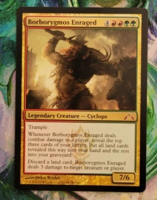 MTG Borborygmos Enraged Gatecrash 147/249 Regular Mythic - Image 1 of 3