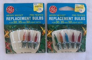 Bombillas de repuesto transparentes de colección GE Merry Midget 2 pines radiocontrol-35/50 3,5 voltios, 5 bombillas - Imagen 1 de 4