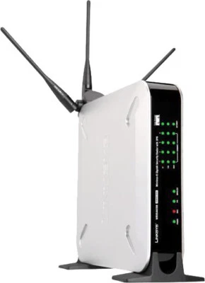 Cisco V02  Linksys Wireless-N Gigabit Security Router (WRVS4400N) - Bild 1 von 2