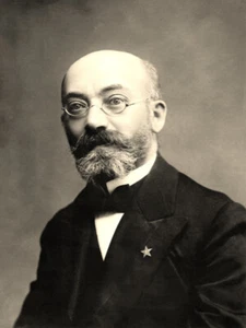 L.L Ludwig Lazarus Zamenhof Portrait Esperanto Photo Poster Art Print Sepia - Picture 1 of 1