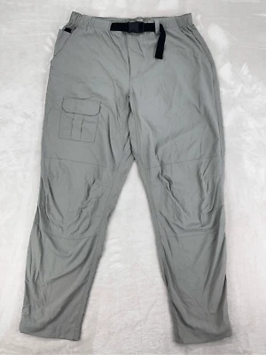 Pantalones EMS para Hombres Grandes Caqui Cinturón Ligeros Nylon Carga Senderismo Pantalones Foto 1 de 4