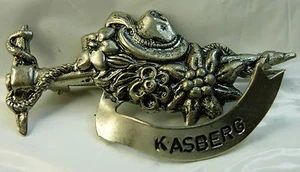 Pasador de solapa de sombrero usado Kasberg corbata Tac HP1661 - Imagen 1 de 2