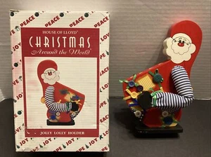 Spedizione gratuita!!! House of Lloyd Natale Giro del Mondo Jolly Lolly Holder - Foto 1 di 4