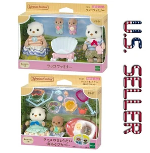 Sylvanian Families Sea Otter Family & Siblings Sets Calico Critters 2024 - Picture 1 of 10