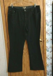 Motto Essentials Women's 18 W Blue Jeans Black jeans pockets stretch New Tag - Picture 1 of 9