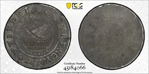 1776 Continental Currency Dollar EG Fecit Pewter PCGS AG details RARE COIN - Picture 1 of 7