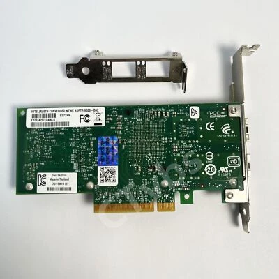 GENUINE INTEL X520-DA2 E10G42BTDA 10Gb Dual Port Ethernet Server Adapter - Image 1 of 4