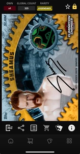 Topps WWE Slam 25 ELIMINATION CHAMBER Gold Chrome Signature Relic Sheamus - Picture 1 of 2