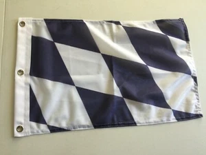 12" x 18" Bavaria Germany German Bavarian Blue & White Flag Octoberfest 13, bx4 - Picture 1 of 1