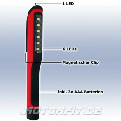 KUNZER Lampe "Meisterlampe 3" mit 7 LED's LEUCHTE ARBEITSLAMPE Li-Ion 7PTL03 - Bild 1 von 4
