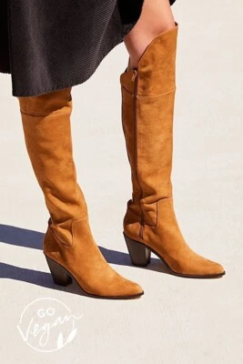 Botas Free people Veganas Overland de Farylrobin Talla 5 Marrón Coñac Sobre la Rodilla Foto 1 de 4