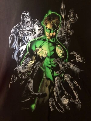 Camisa Graphitti Vintage 2010 Green Lantern DC Comics Talla M Blackest Night Foto 1 de 4