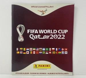 OFFICIAL PANINI FIFA WORLD CUP QATAR 2022 SPORTS STICKER ALBUM BOOK 10 STICKERS - Picture 1 of 1