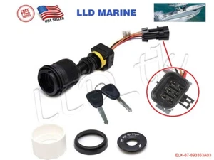 DTS Key Switch Kit for Mercury Mercruiser 4 Position 87-893353A03 893353A03 - Bild 1 von 4