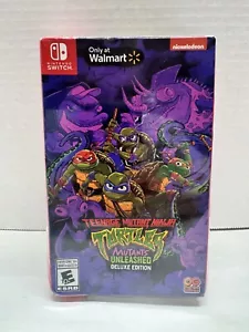 TMNT: Mutants Unleashed Deluxe Edition Steelbook Nintendo Switch NEW SEALED - Picture 1 of 4