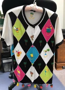 UNIQUE/RARE BEREK 2 Woman’s Beaded Sweater-NEW! - Picture 1 of 12