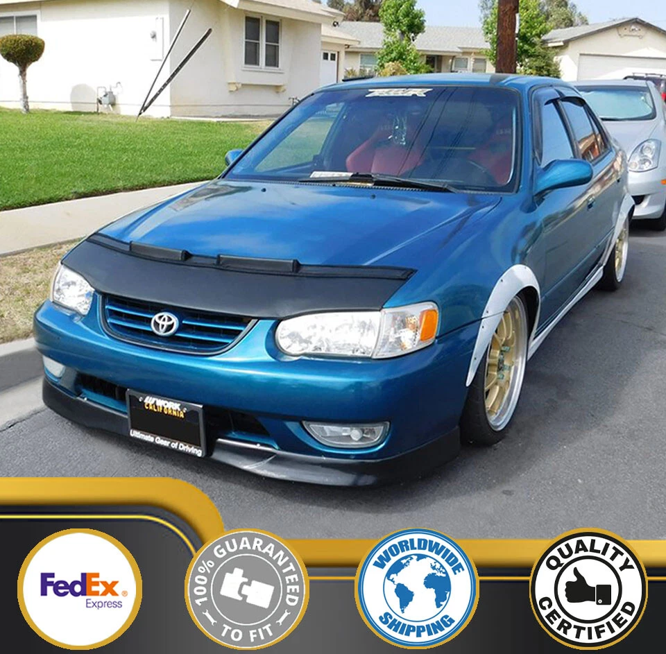 Car Bonnet Hood Bra For Toyota Corolla 98 99 00 01 02 1998 1999 2000 2001 2002 - Imagen 1 de 2